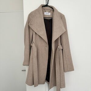 Calvin Klein Women's Beige Trench Coat